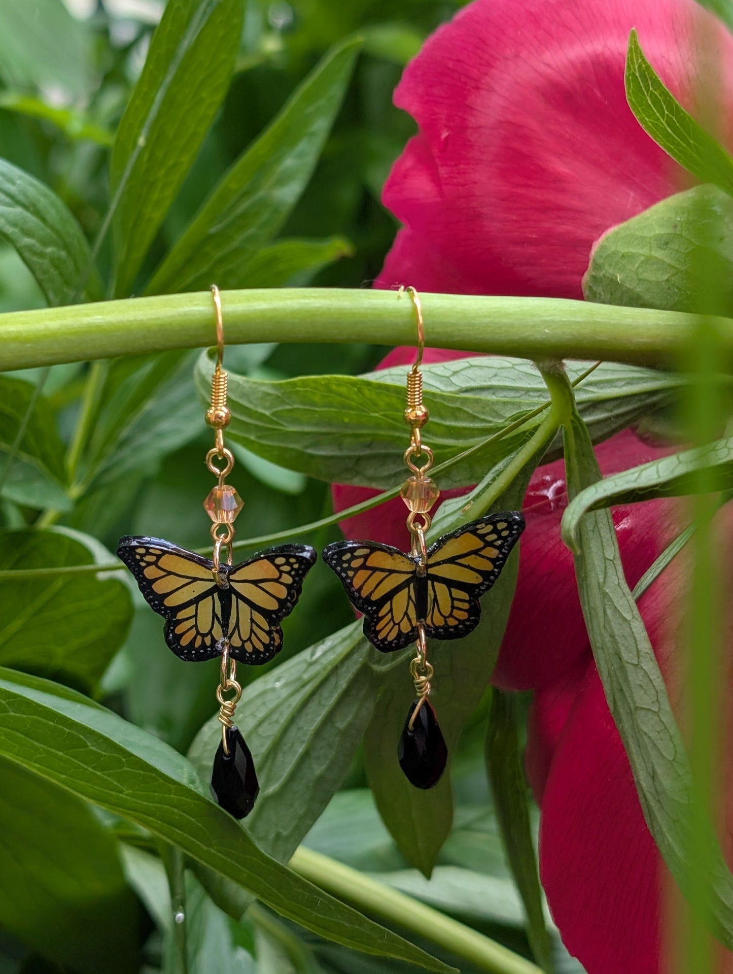 Monarch Falter Ohrhänger